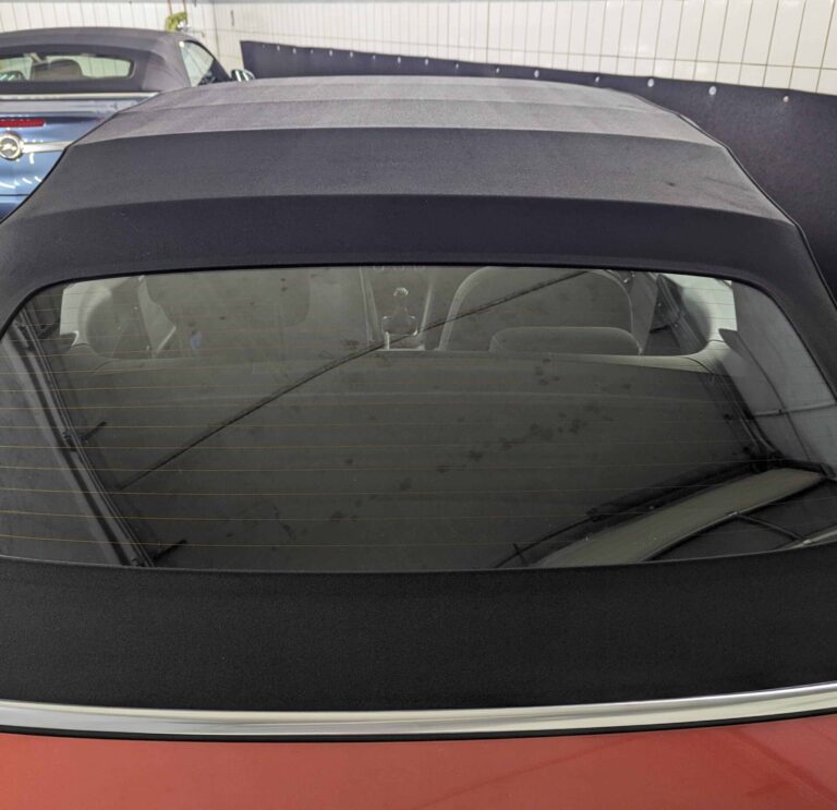 Erstaunlich Cabrio Heckscheibe Kleben Kosten Bilder